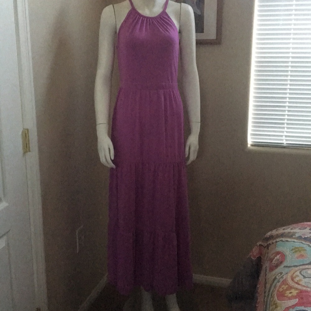 Halter lavender maxi dress small